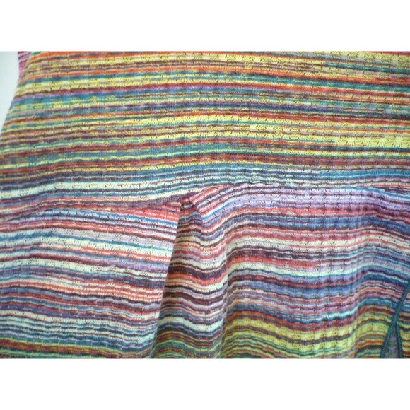 Earthbound Trading Company XL Cami Top Rainbow Striped Flowy Boho Hippie Fairy - Picture 3 of 16
